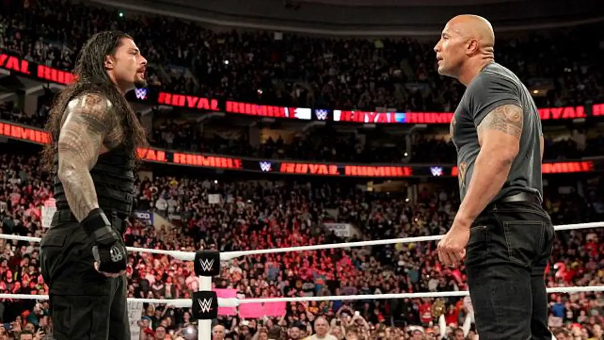 Roman reigns the rock royal rumble 2015 face to face